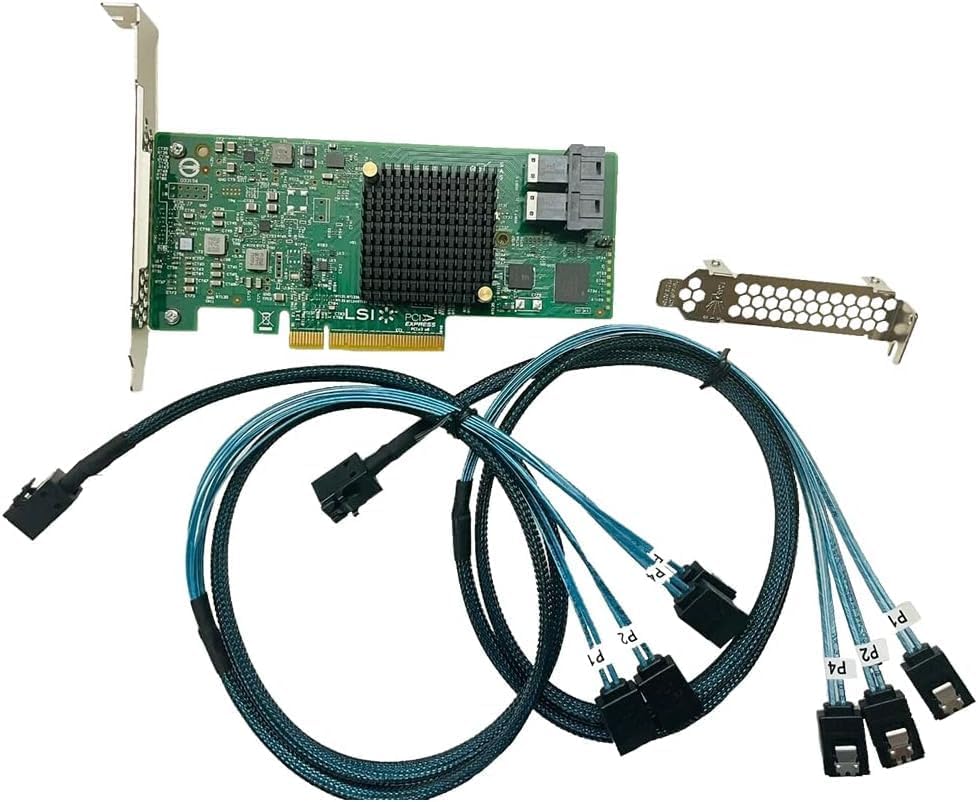 LSI SAS3008 9300-8I HBA PCI-E 3.0 for ZFS FreeNAS unRAID