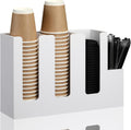 Cunhill 4-Compartment Acrylic Coffee Cup and Lid Organizer - Counter