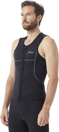 Hevto Men Wetsuit Top 3/2mm Neoprene Front Zip Vest - Warm Core