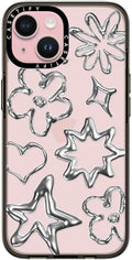 Compact iPhone 15 Case - Slim 4 ft. Protection, Clear Black