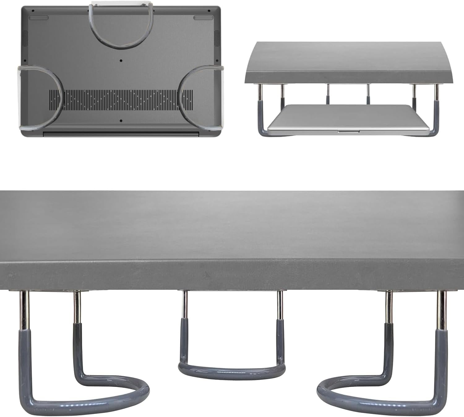 Skywin TidyFriend Laptop Mount - 3-in-1 Organizer