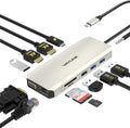 WAVLINK USB C Docking Station for Dual Monitor Setup