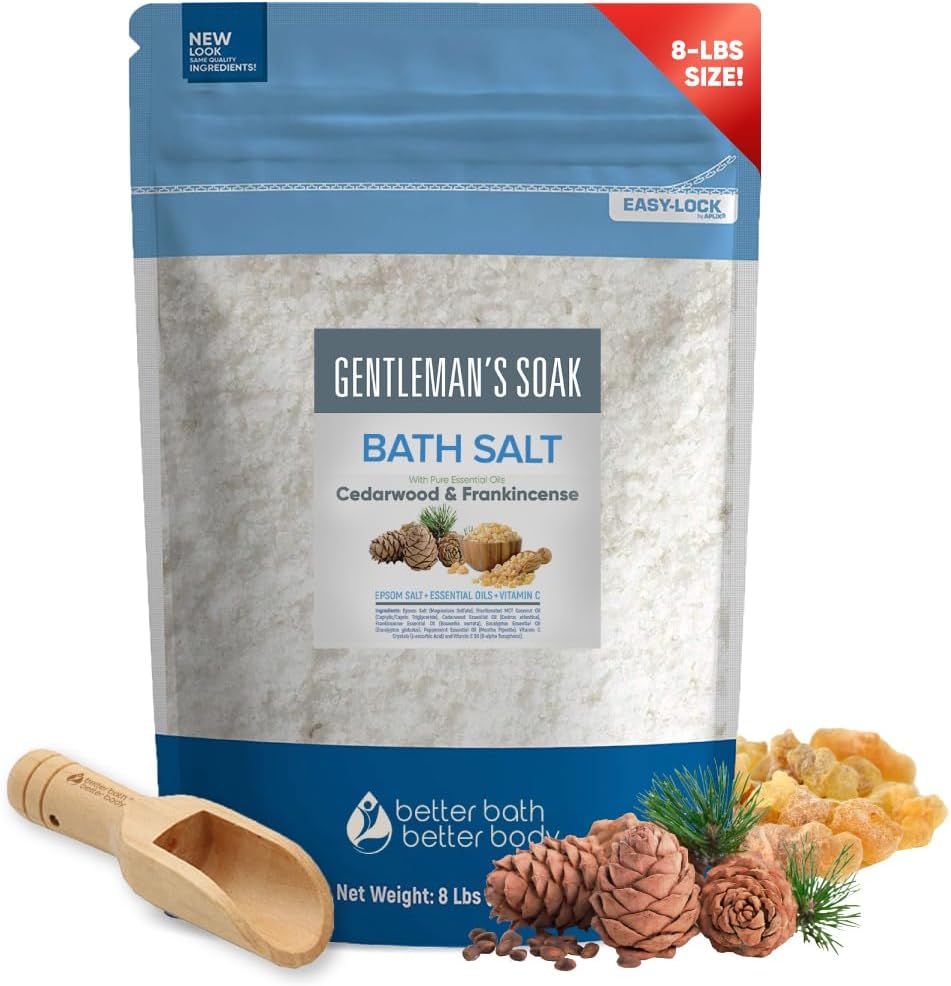 Gentleman's Bath Salt by Better Bath Better Body - 128 Ounces