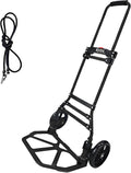 Folding Hand Truck & Dolly 220lb Capacity - Compact Telescoping Cart