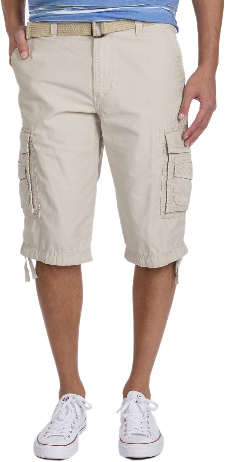 Unionbay Men's Cordova Belted Messenger Cargo Short Review