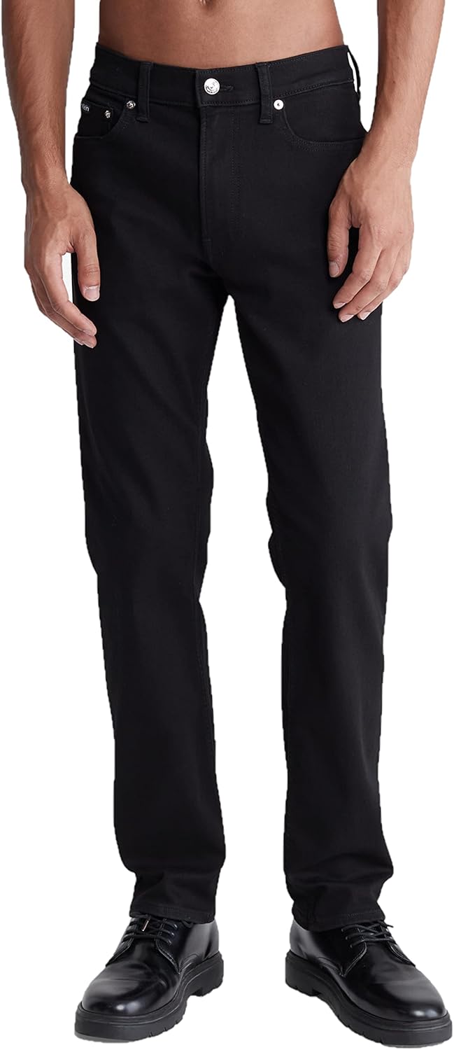 Calvin Klein Mens Straight High Stretch Jeans for Ultimate Comfort
