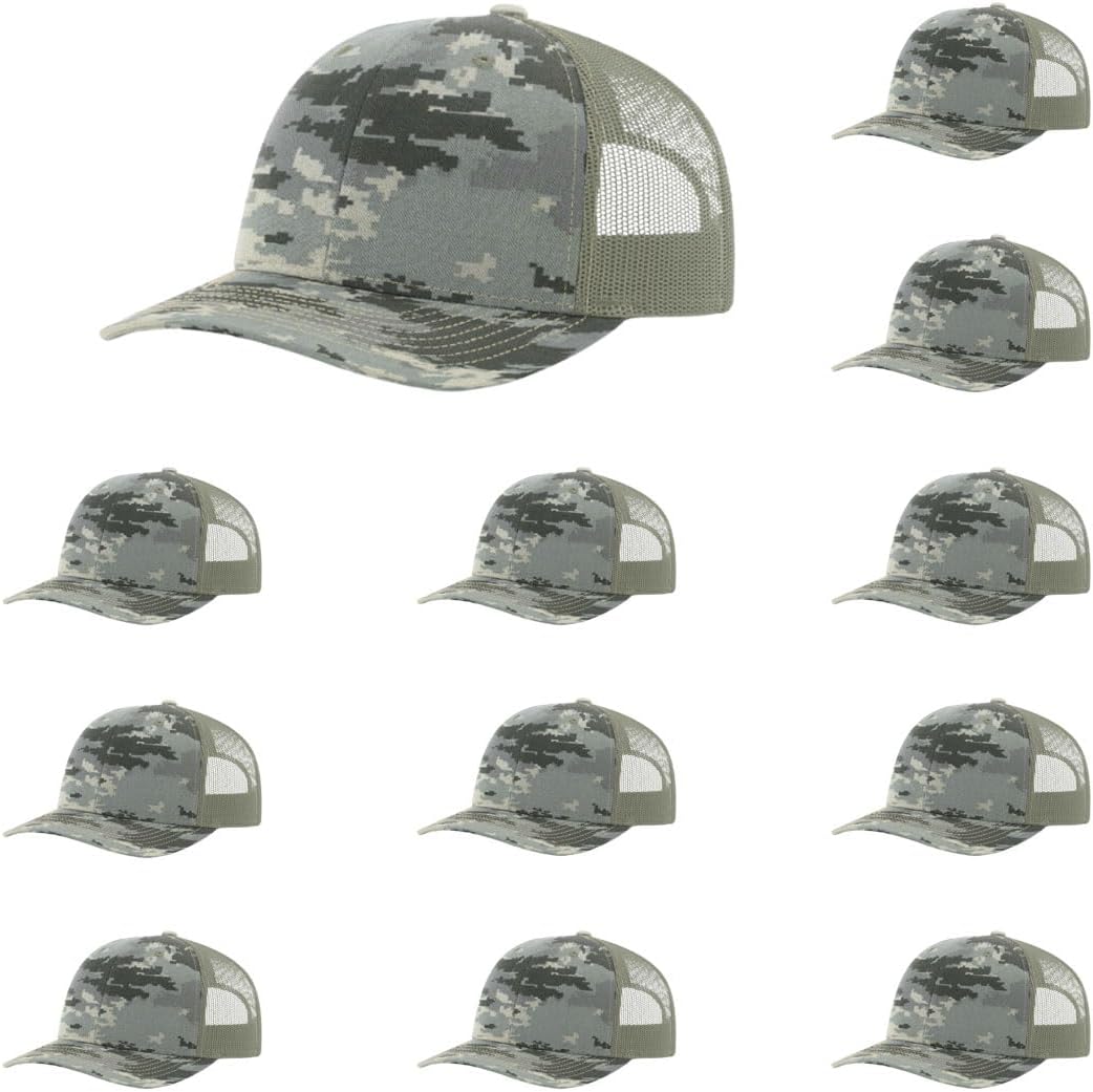 Richardson 112 Classic Six-Panel Adjustable Snapback Trucker Cap