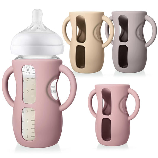 Anti Breakage Silicone Sleeves for Avent Glass Bottles - 3 Pack