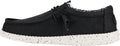 Mens Wally Stretch Canvas Loafers for Men - Wide EE Fit Comfort