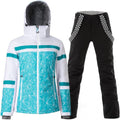 Women's Ski Jackets and Pants Set for Winter Sports Activities