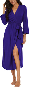 VINTATRE Women Kimono Robe Long Knit Bathrobe (Style 7GGK)