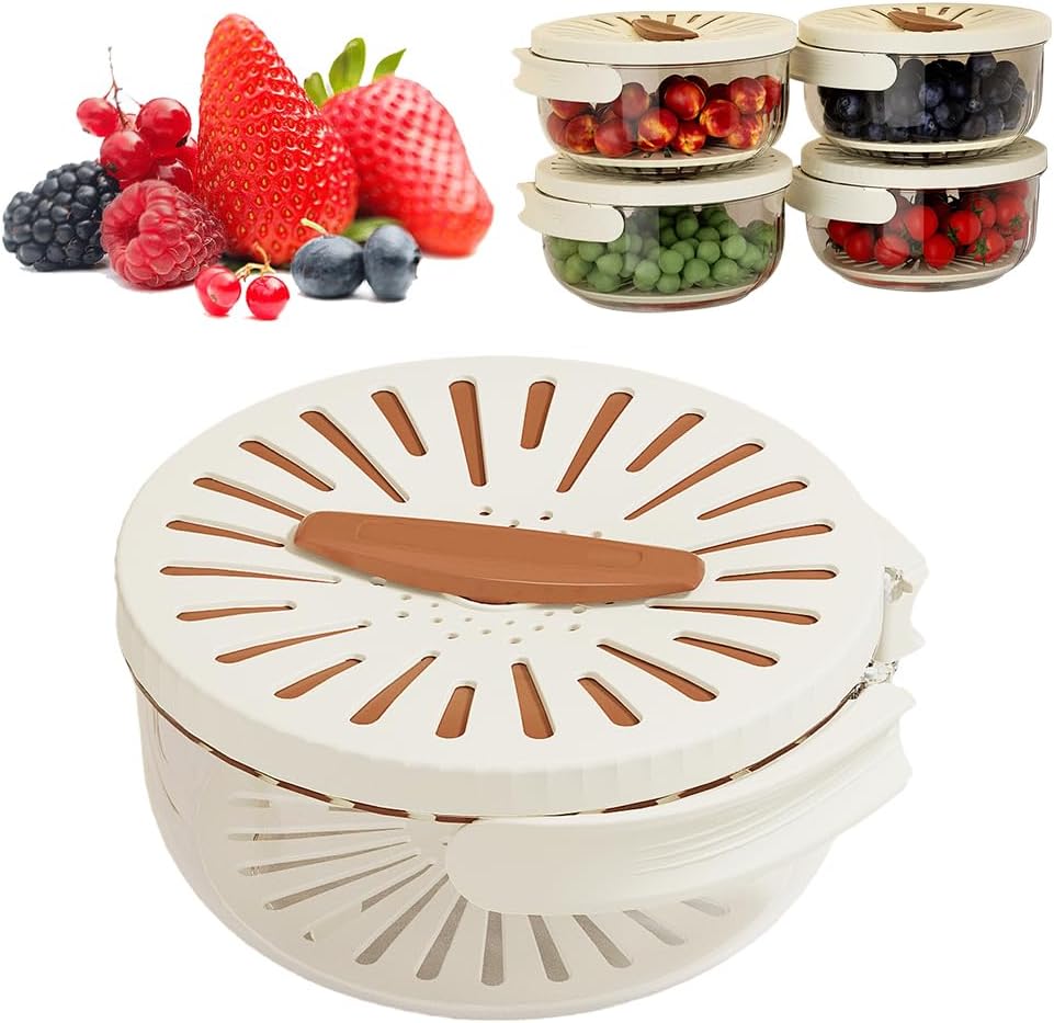 2-in-1 Fruit Wash & Drainer: KAMOJI