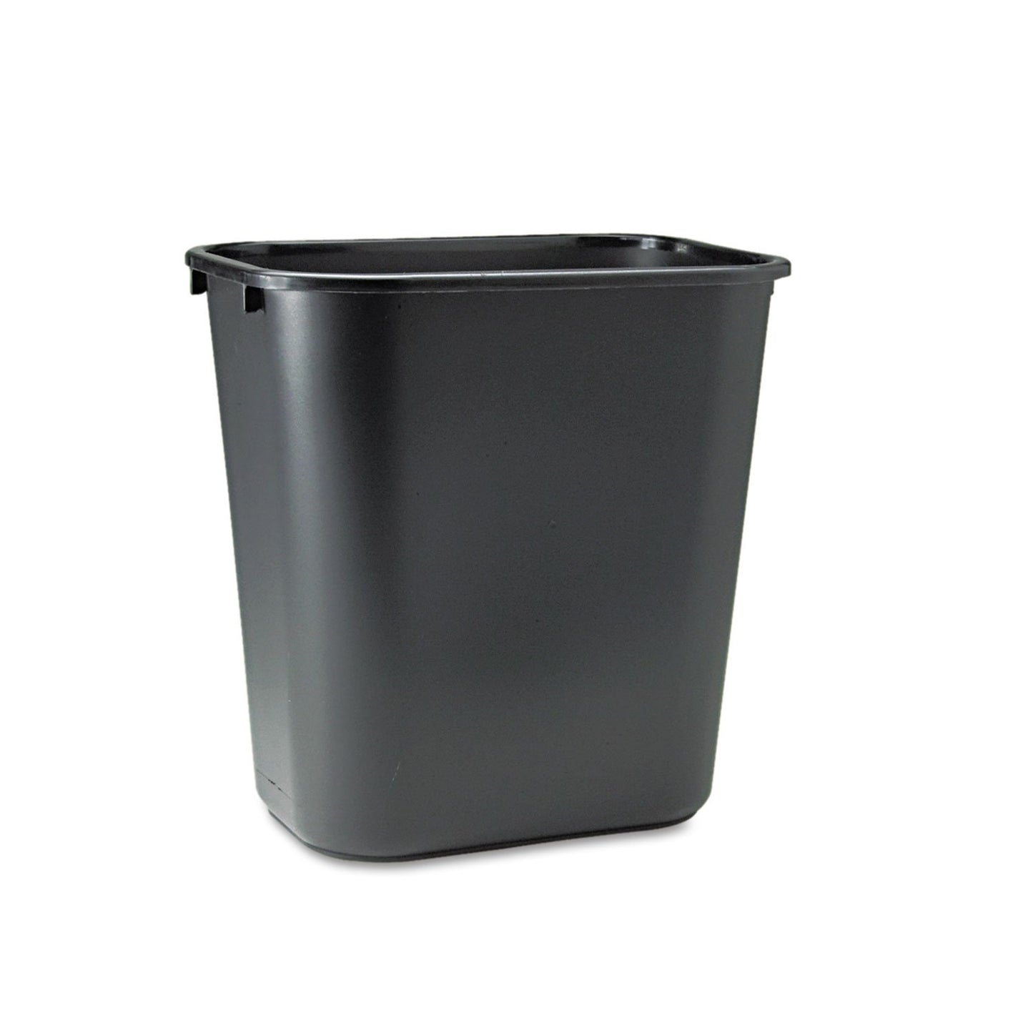 Rubbermaid 7-Gallon Black Trash Can - Ideal for Bedroom, Bathroom & Office