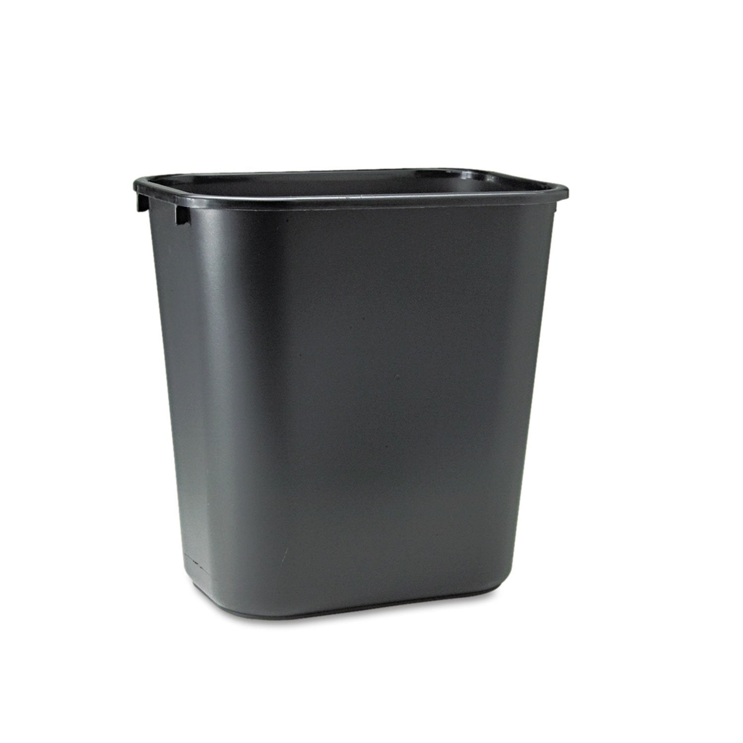 Rubbermaid 7-Gallon Black Trash Can - Ideal for Bedroom, Bathroom & Office