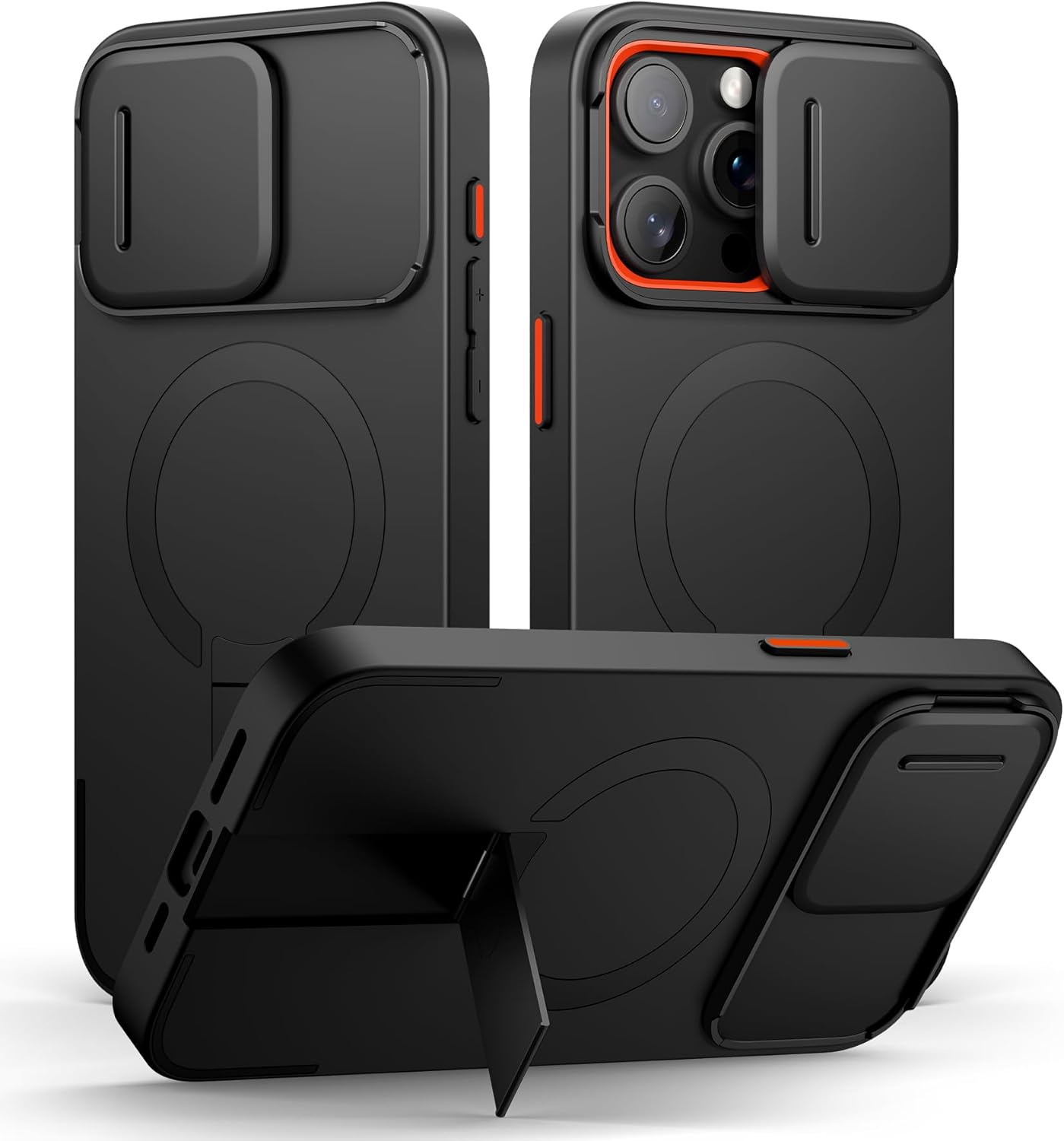 SURITCH iPhone 15 Pro Max Case with Magnetic Camera Slide Cover