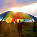 Play Parachute 16 ft with 12 Handles - Group Play & Strength