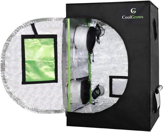 CoolGrows 2x2 Feet Mylar Grow Tent: Efficient Indoor Plant Growing