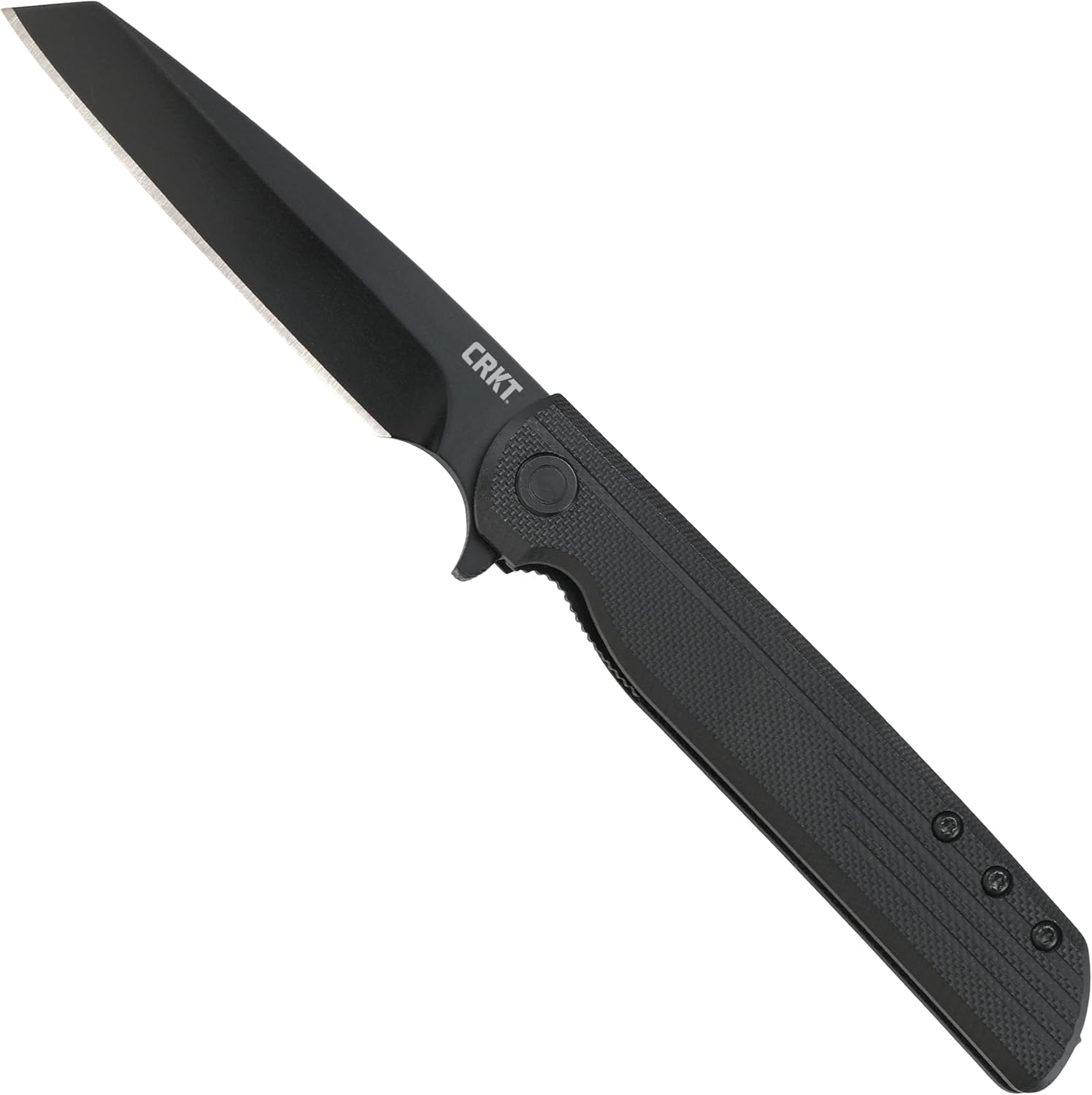 CRKT LCK Folding Pocket Knife with Sheepsfoot Blade and Clip