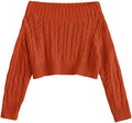 ZAFUL Women V Neck Button Knit Crop Sweater for Style