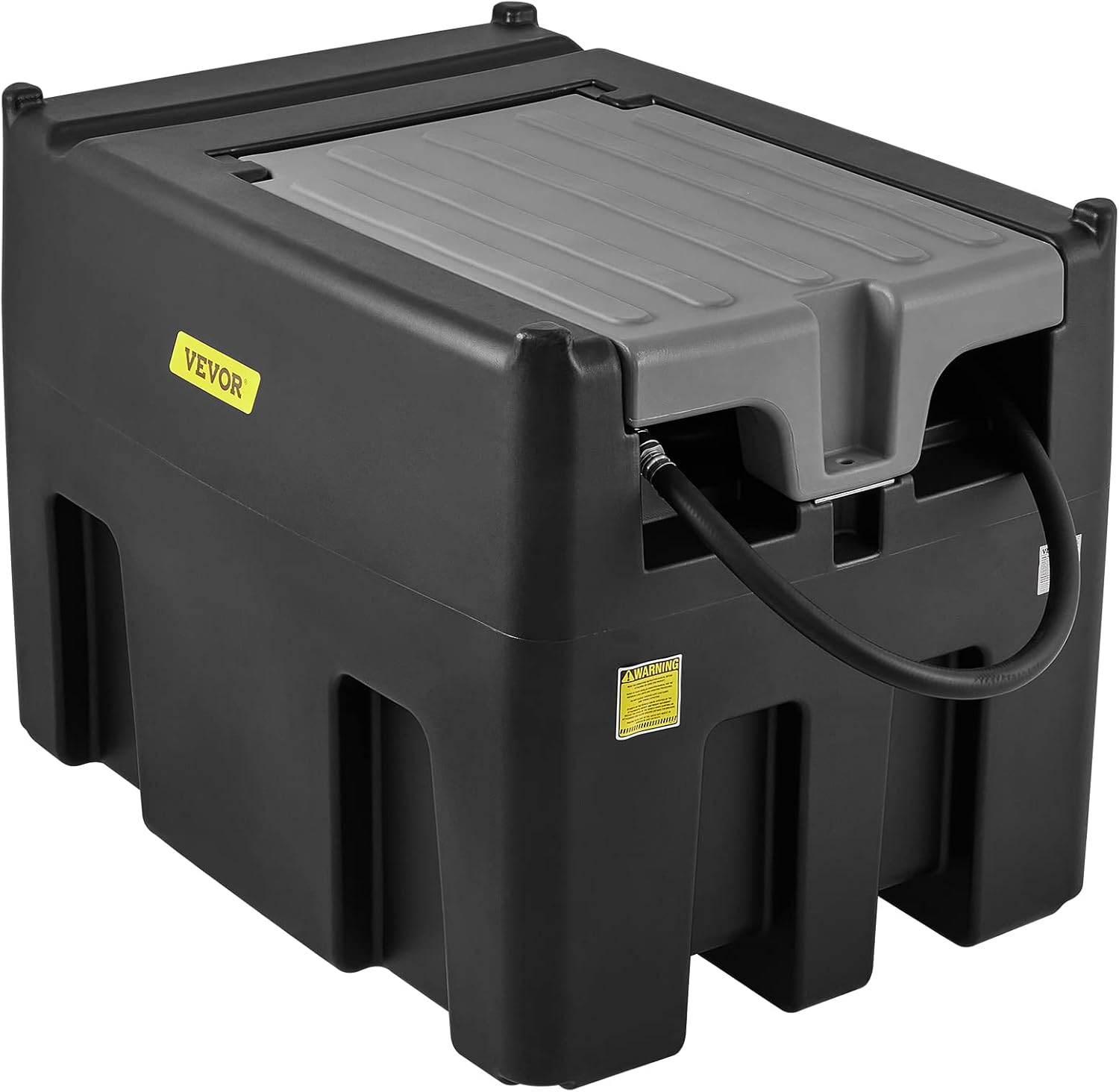 VEVOR Portable Diesel Tank with 116 Gallon Capacity and 10 GPM Flow
