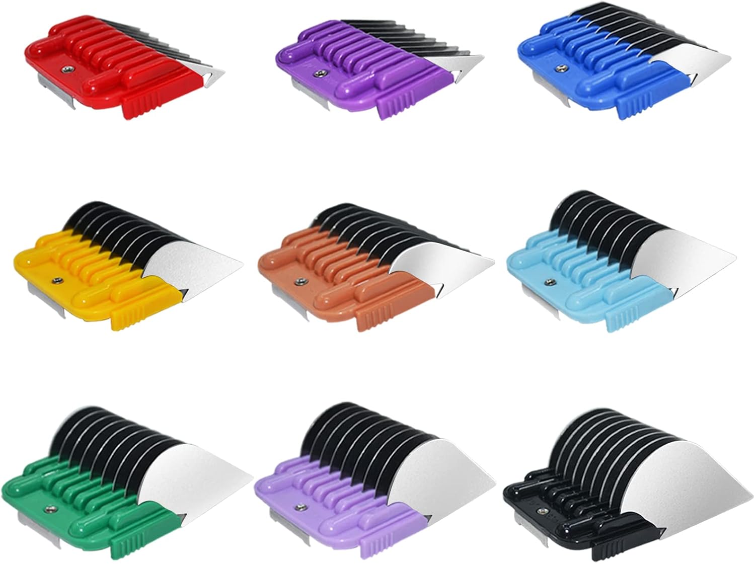 Professional Animal Stainless Steel Attachment Comb Set for Clippers