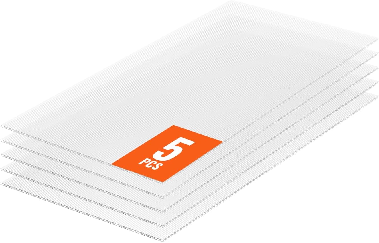 VEVOR Polycarbonate Greenhouse Panels for Durable Roofing