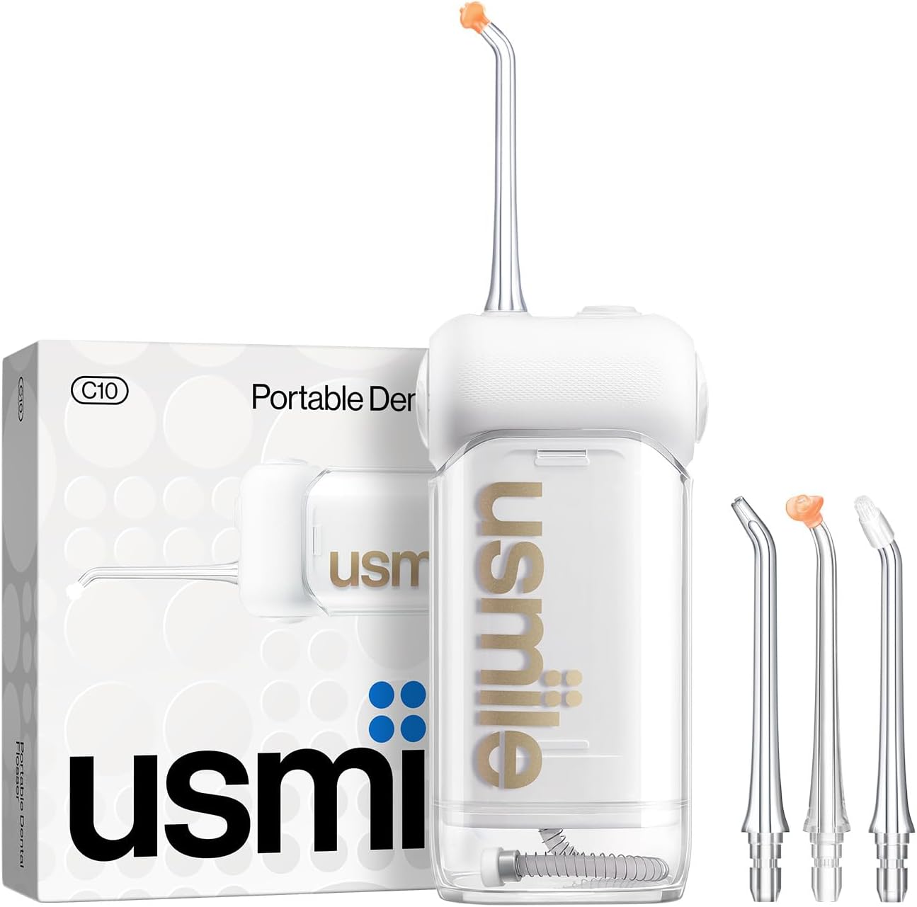 usmile C10 Portable Water Flosser for Travel and Home Use