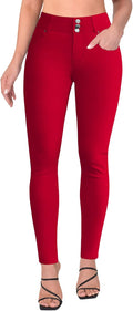 High Waisted Stretchy Skinny Curvy Jeans for Women - Tummy Control