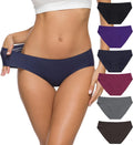 Womens Seamless Hipster Bikini Underwear Multi-Pack - No Show Comfort