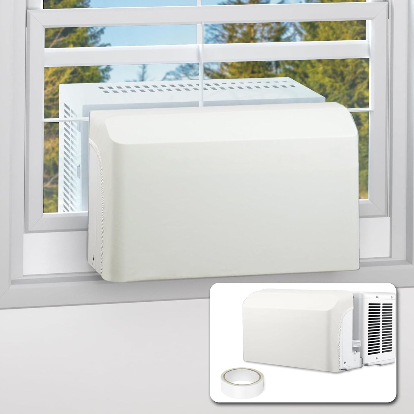 Dustproof U-Shaped Window AC Cover