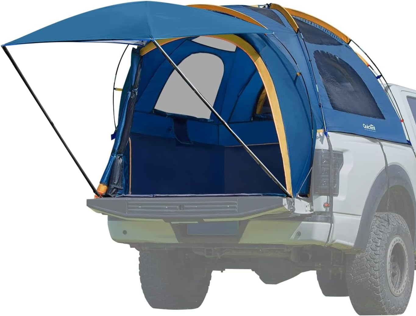 Quictent Waterproof Truck Bed Tent - Sleeps 2, Removable Awning