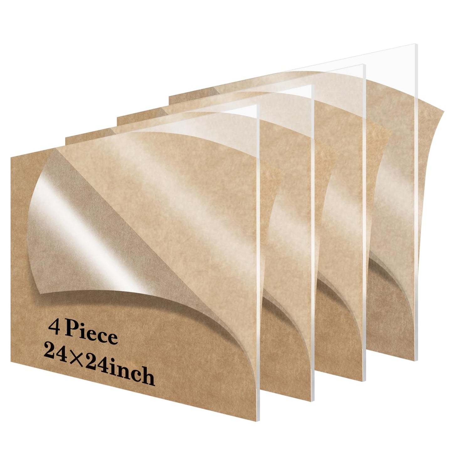 24 x 24 Plexiglass Sheets for Craft Projects and Displays