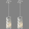 Chrome Pendant Lighting Modern Pendant Light - Mini Crystal