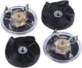 Juicer Rubber Gear Base and Blade Replacement Gears - 4-Pack