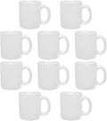 Ceramic Coffee Mugs 11 oz Set of 10 - Bulk Promo Pack