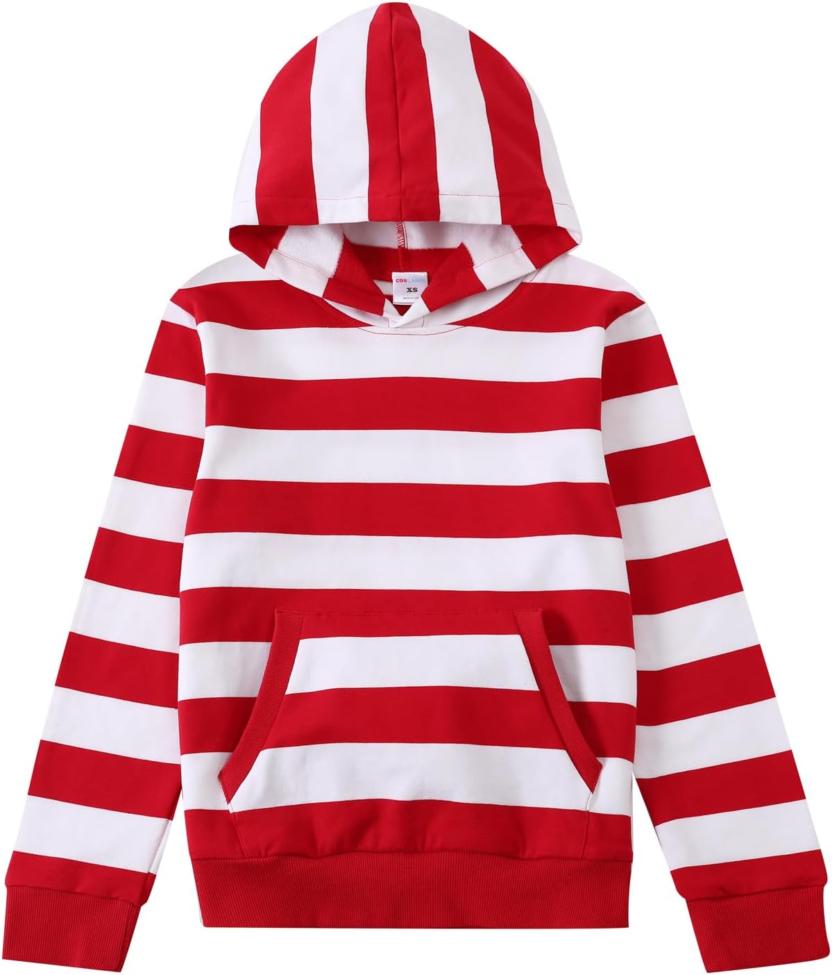 COSLAND Boys' Striped Hoodies: Cozy Cotton Comfort!