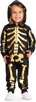 Tipsy Elves Kids Skeleton Halloween Costume Jumpsuit for Babies