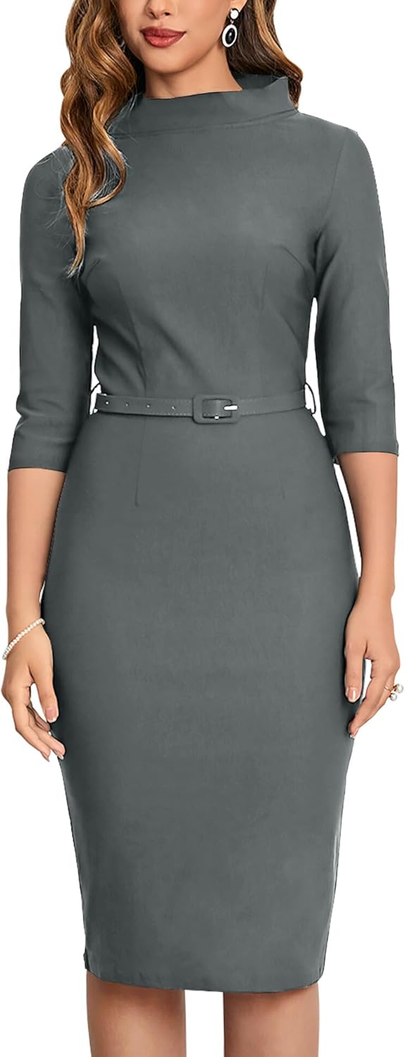 MUXXN Women's 1950s Vintage Cocktail Evening Dress for Elegance