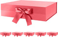 GREEN BEAN Large Magnetic Gift Box 13x9.7x3.4 in - Glossy Red
