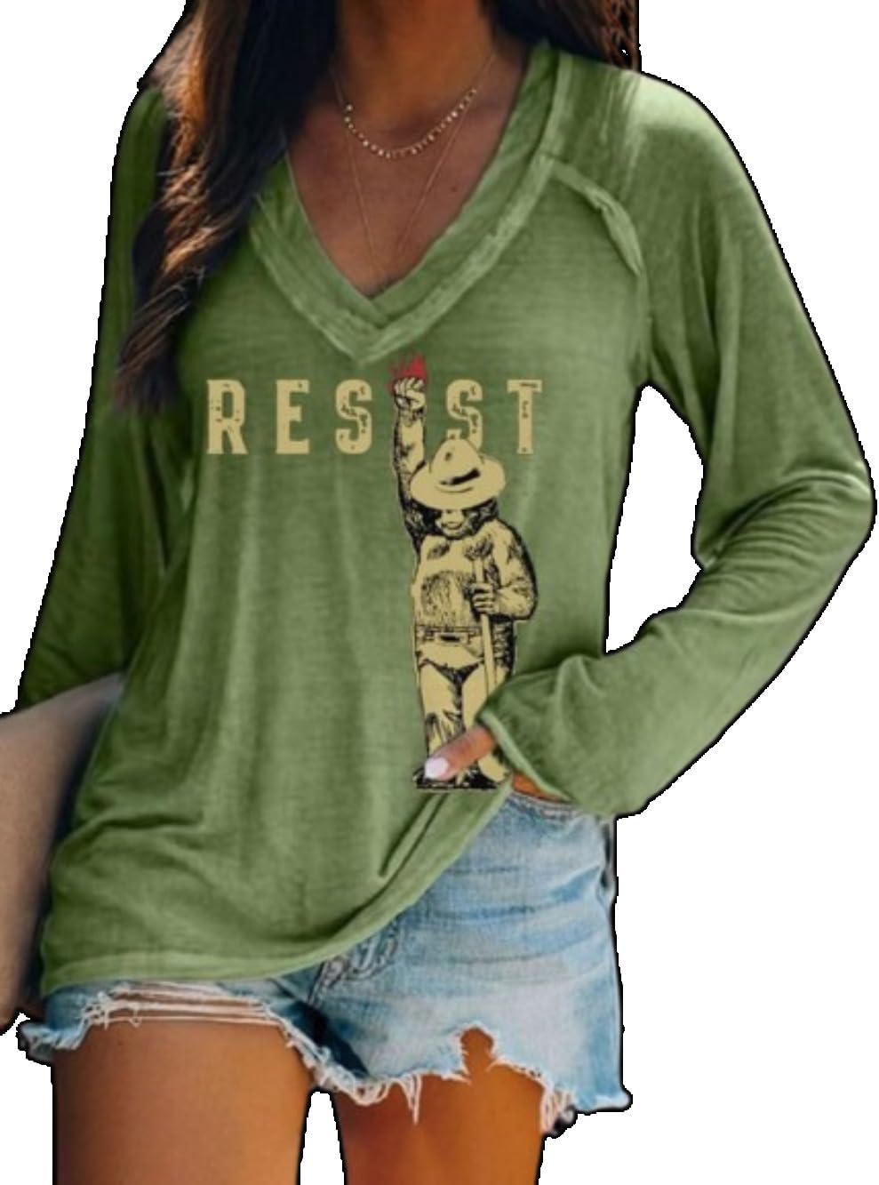 National Parks Service V Neck for Protection