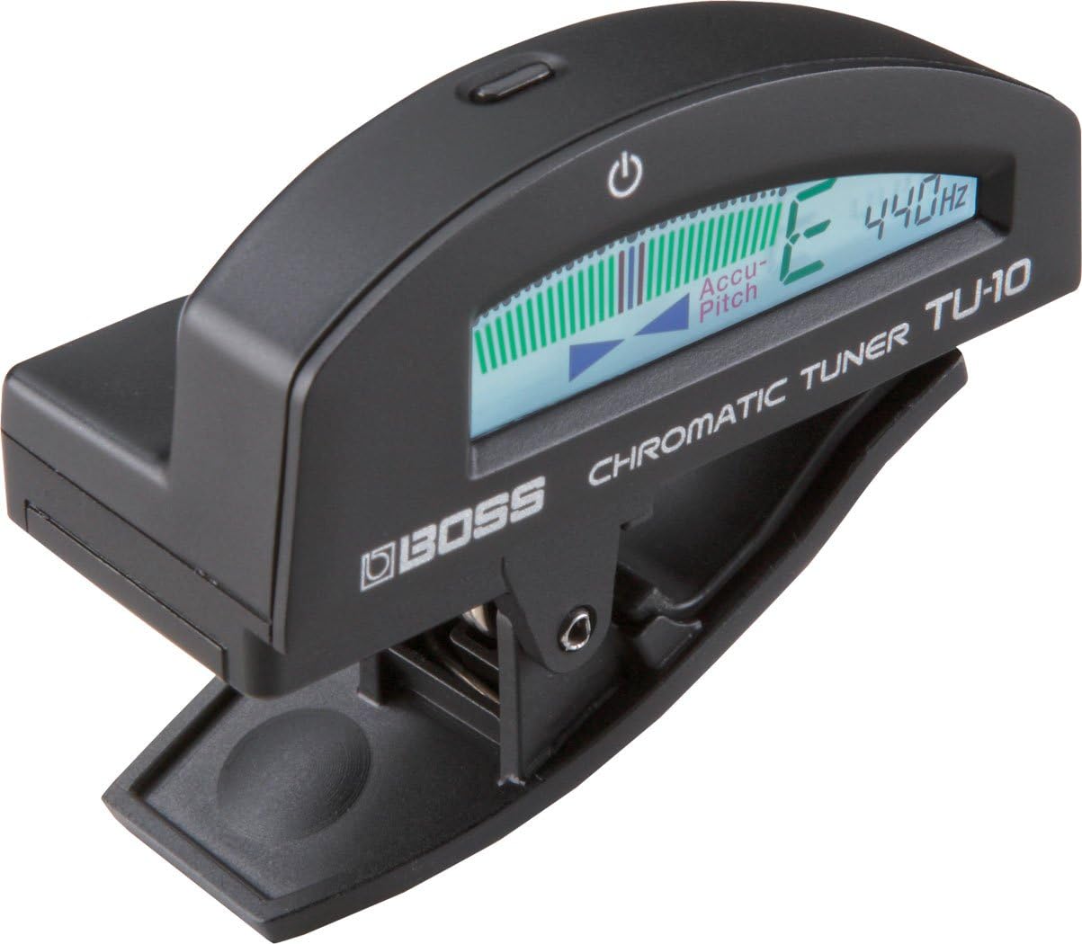 BOSS TU-10-BK Clip-On Chromatic Tuner for All Instruments