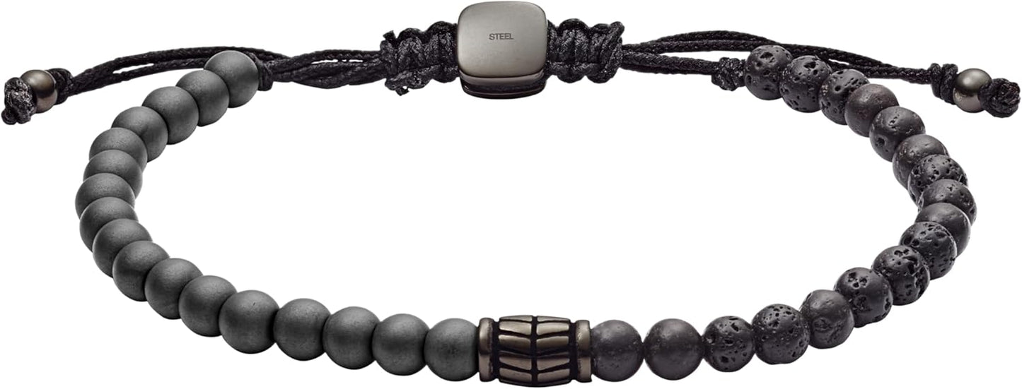 Fossil Men's Stylish Leather Bracelet