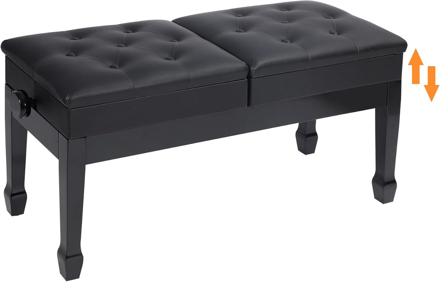 Longer Duet Piano Bench with Storage for Comfort and Style