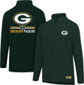 Ultra Game NFL Super Soft Quarter Zip Long Sleeve T-Shirt (Style CMLH)