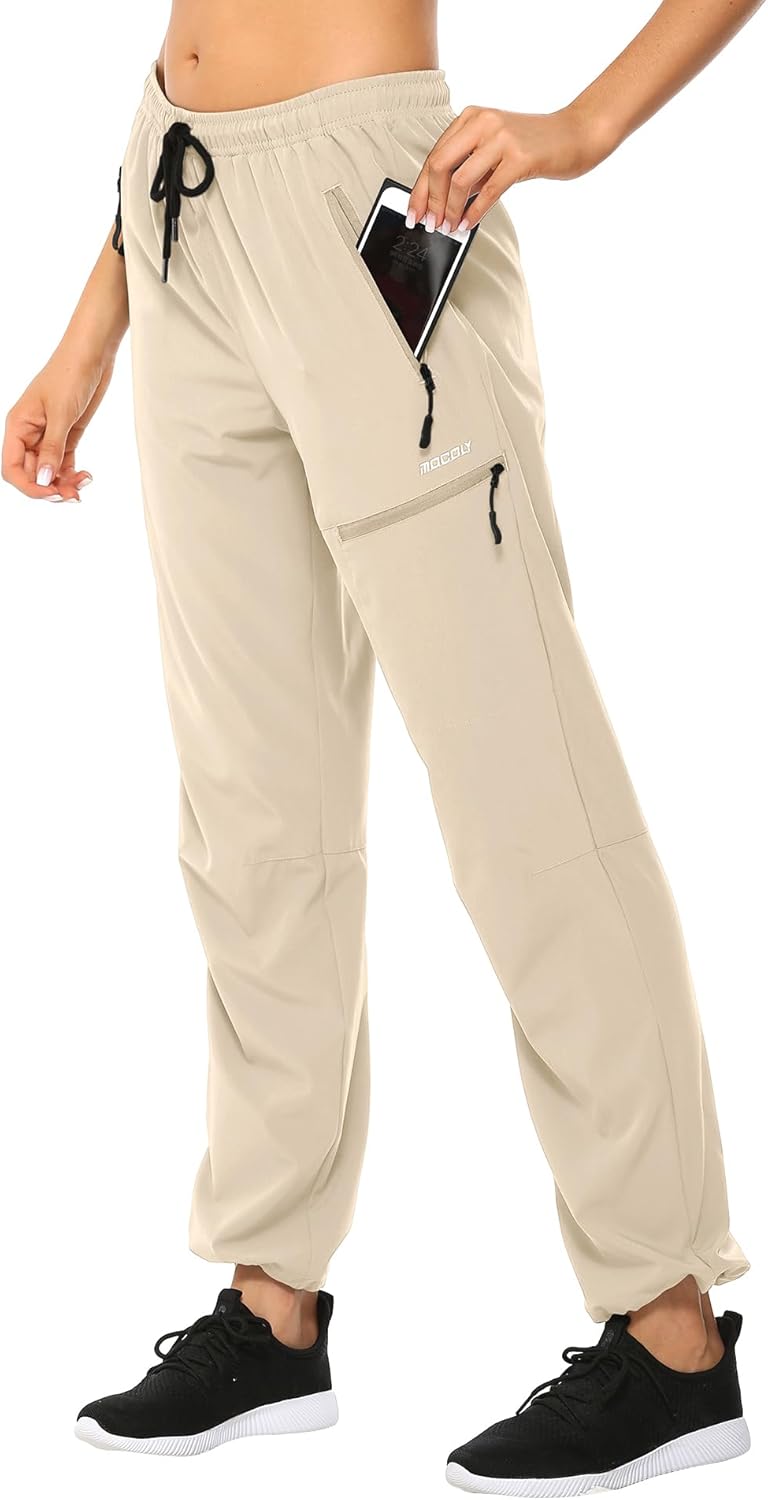 MOCOLY Women's Cargo Hiking Pants for Outdoor Activities
