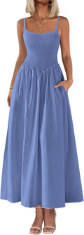 PRETTYGARDEN Women's Smocked Maxi Dress for Effortless Summer Style