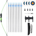 40in Youth Bow and Arrow Set for Kids 8-12 & Teens - Beginner Archery