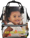 Adaptor Personalized Diaper Bag Custom Diaper Backpack - Waterproof