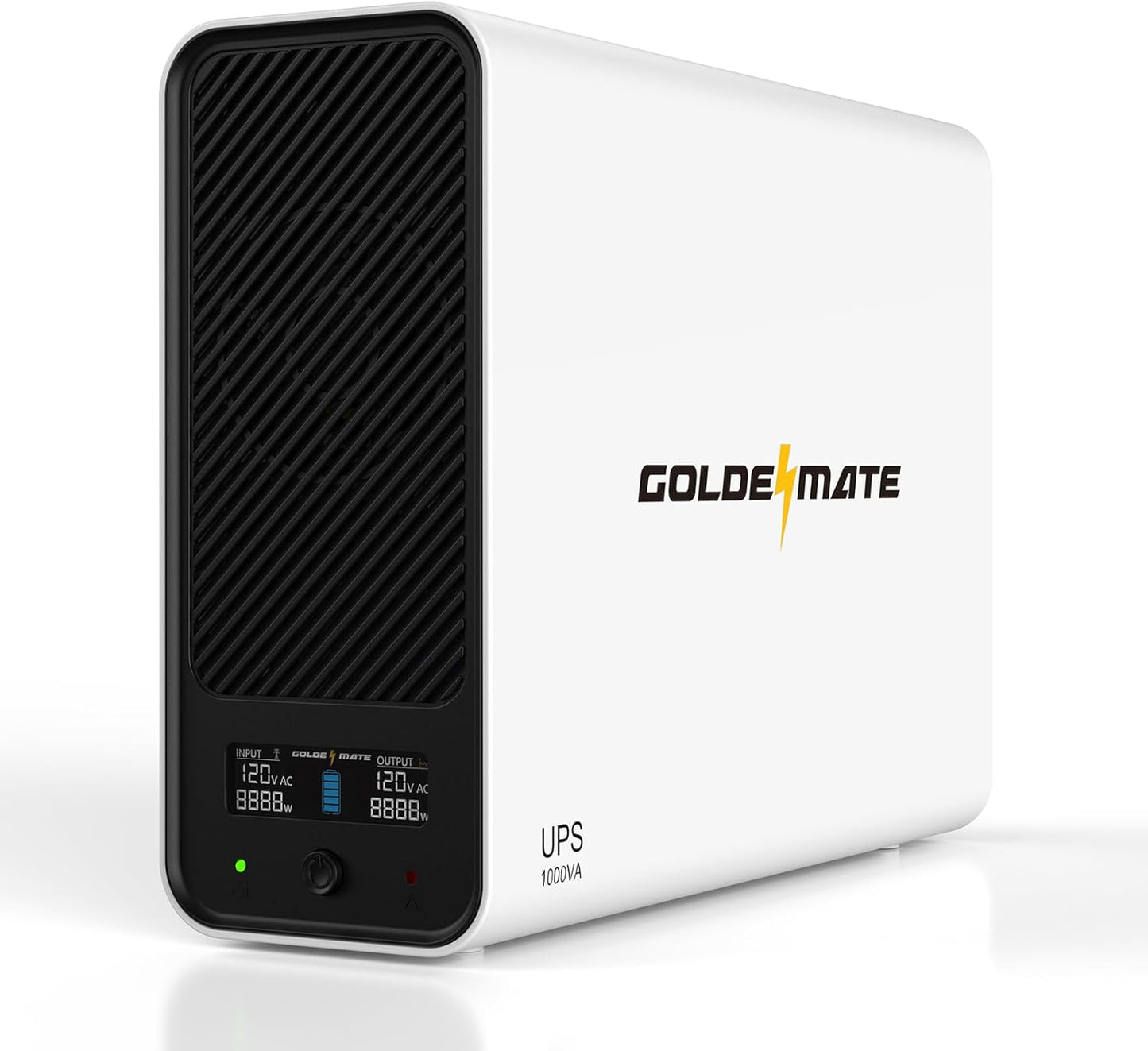 1000VA/600W Lithium UPS Battery Backup with LCD Display
