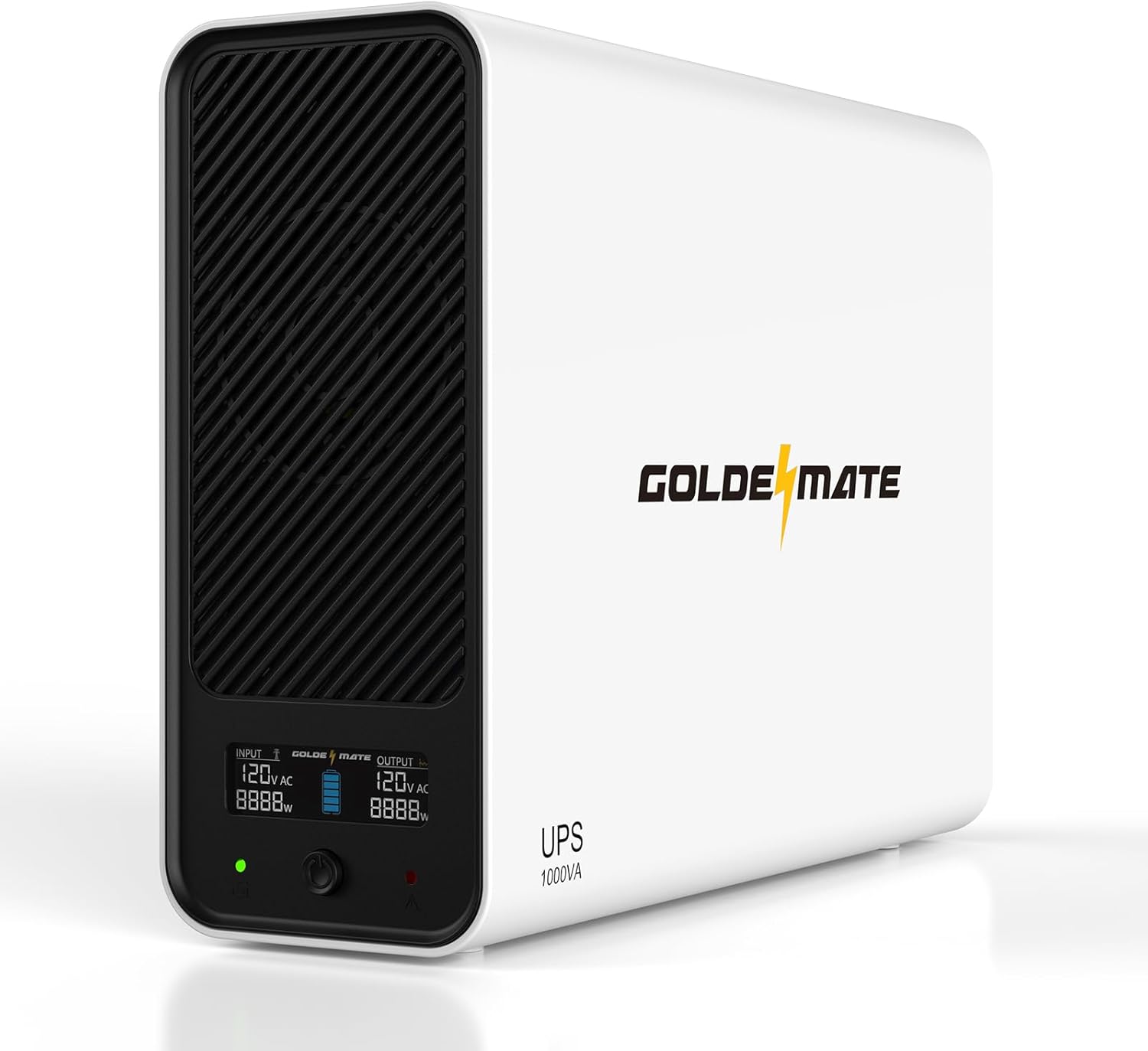 1000VA/600W Lithium UPS Battery Backup with LCD Display